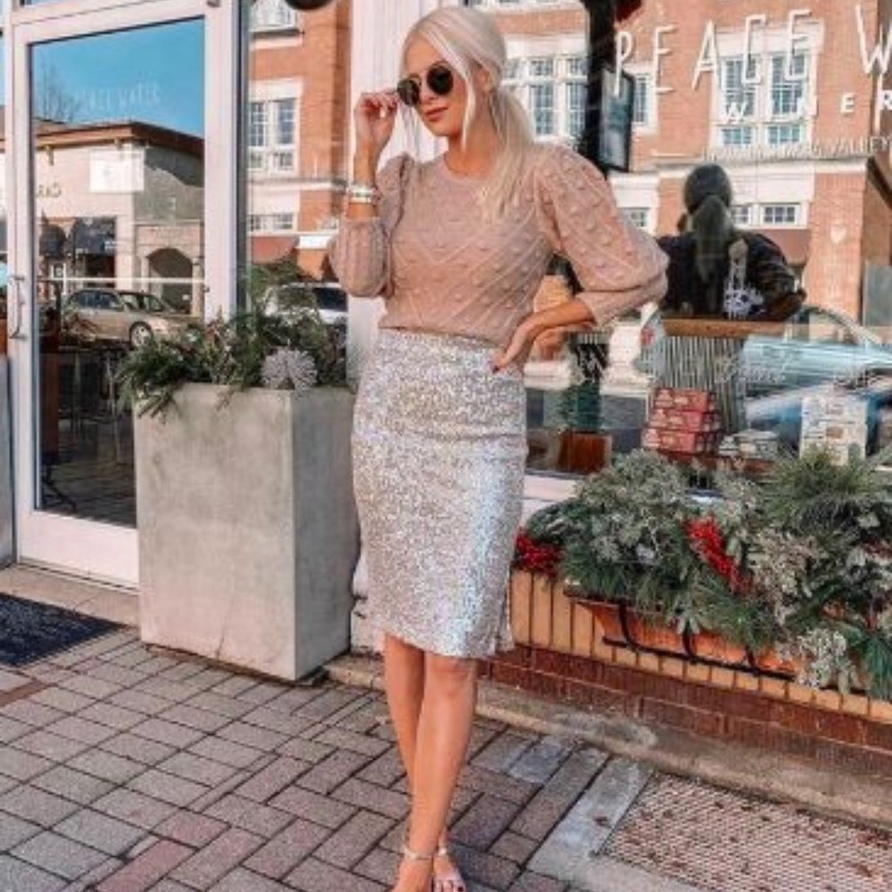 BB Dakota Spark This Joy Pencil Skirt